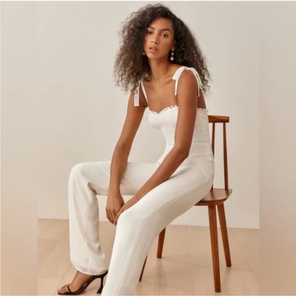 NWT Reformation Alfred Jumpsuit size 2P